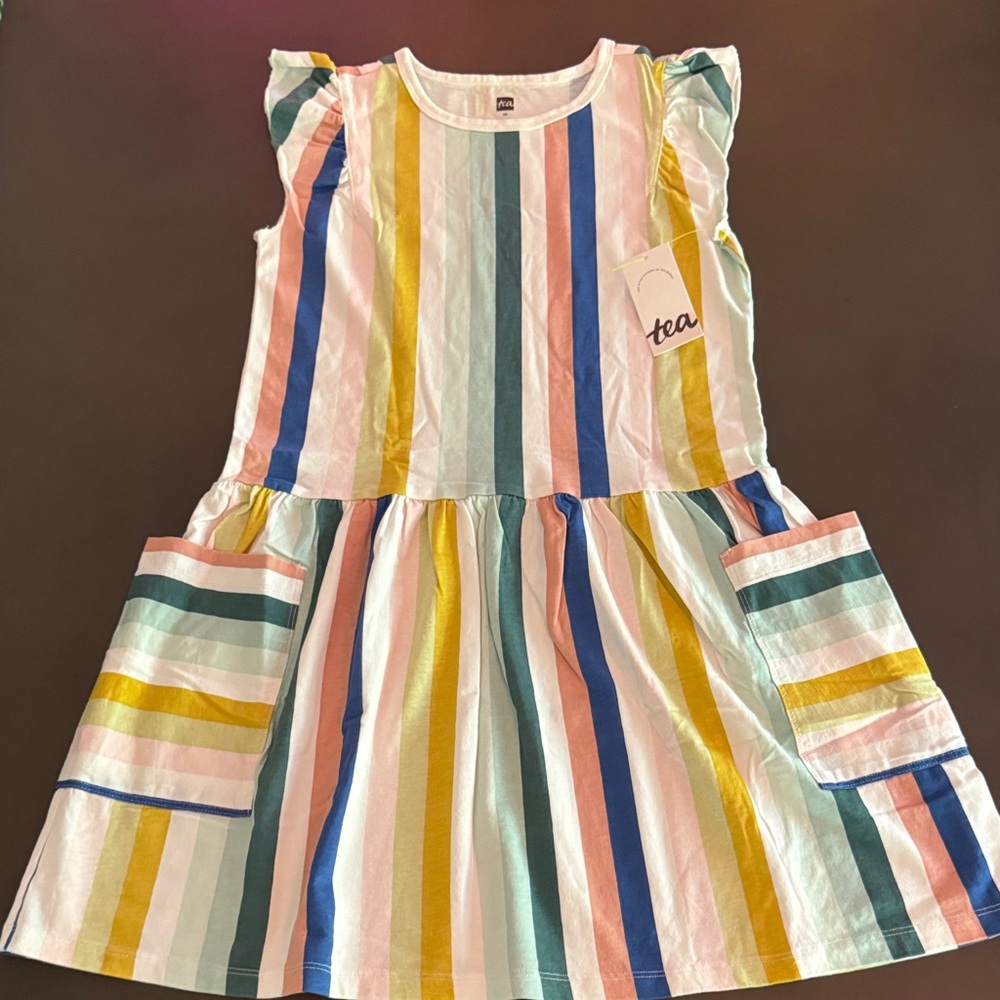 Tea Collection Multicolor Striped Dress for Kids